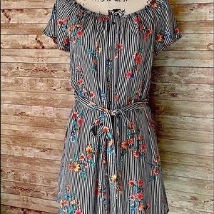 NWT Mine Tunic/Mini Off Shoulder Floral Dress